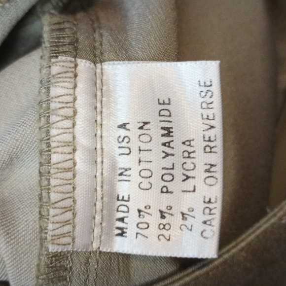 St John Sport Olive High Waisted Straight Leg Trousers PP - Picture 3 of 4